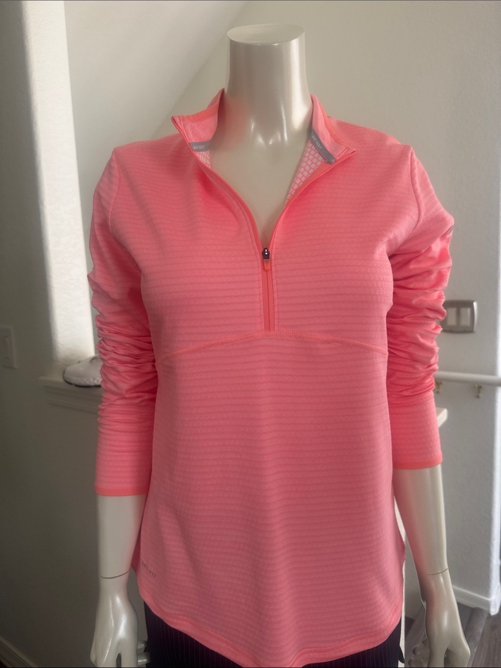 Nike Salmon  Half-Zip Training Pullover